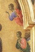 Duccio di Buoninsegna Detail of The Virgin Mary and angel predictor,Saint USA oil painting artist